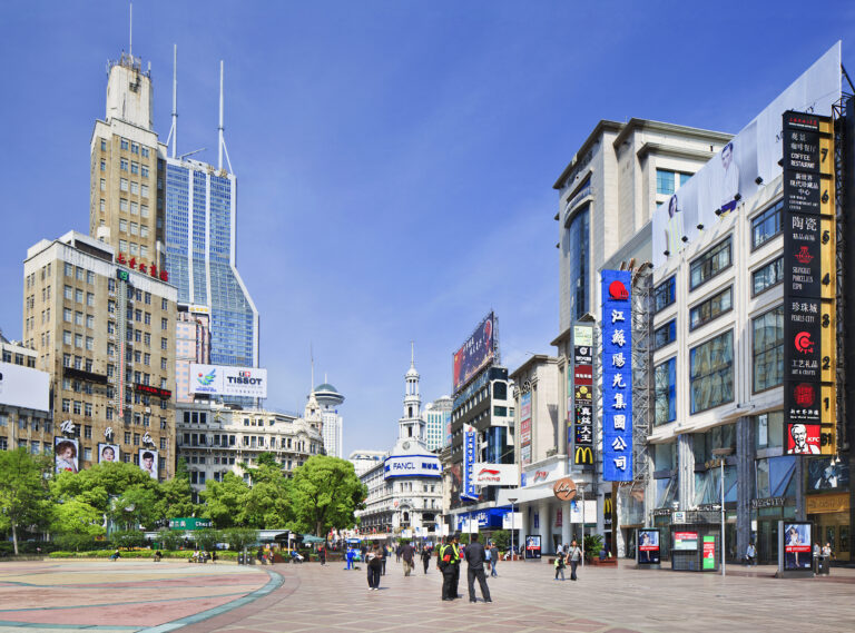 The Nanjing Shopping Street
