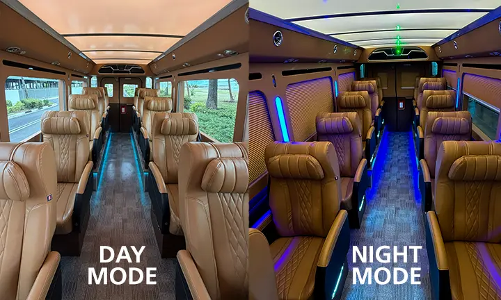 12 SEATER DAY NIGHT MODE