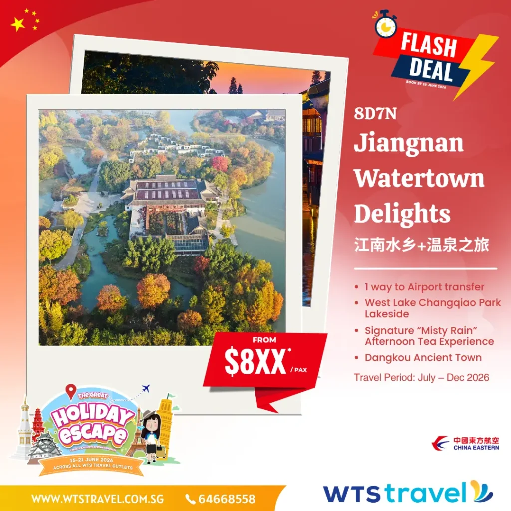 The Great Holiday Escape (15-21 June) 10 China deals (no price)