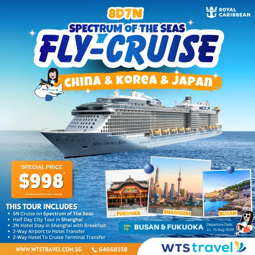 WTS FlyCruise China Korea Japan
