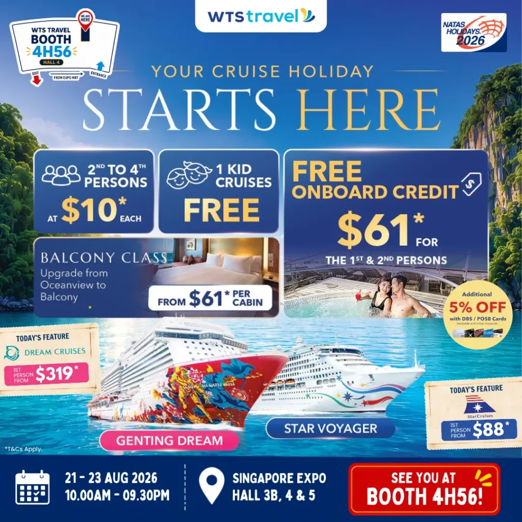 21-23 AUG 2026 | NATAS HOLIDAYS DEALS ARE HERE! 18 WTS x SDC NATAS
