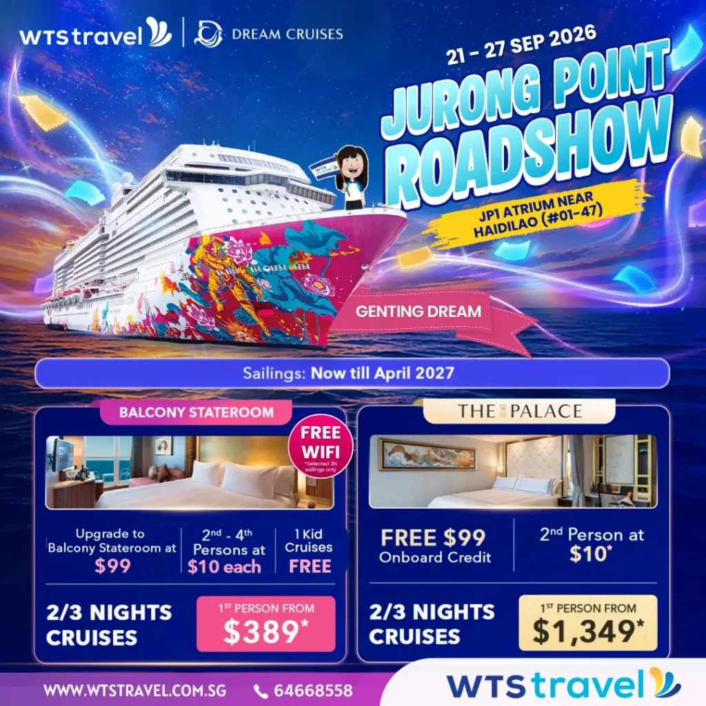 Set Sail for Less at the WTS Travel Jurong Point Cruise Roadshow! 2 WTS x SDC JP Roadshow (GDR)