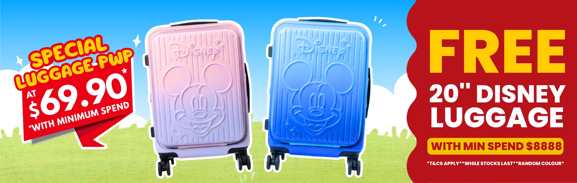 DISNEY MERCH 290mmW x 92mmH